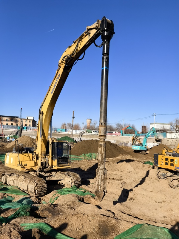 Hydraulic Vibroflot with 1700 Kg Weight 220 Kn Max. Centrifugal Force and 0-2600 r/min Max. Speed for Excavator Vibro Compaction