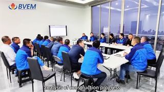 洋上石柱建設：180kW バイブロフロート