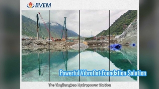 石柱 Vibroflot 180KW 効率的な基礎ソリューション