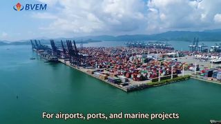 圧縮杭打ち用の強力なバイブロフロート